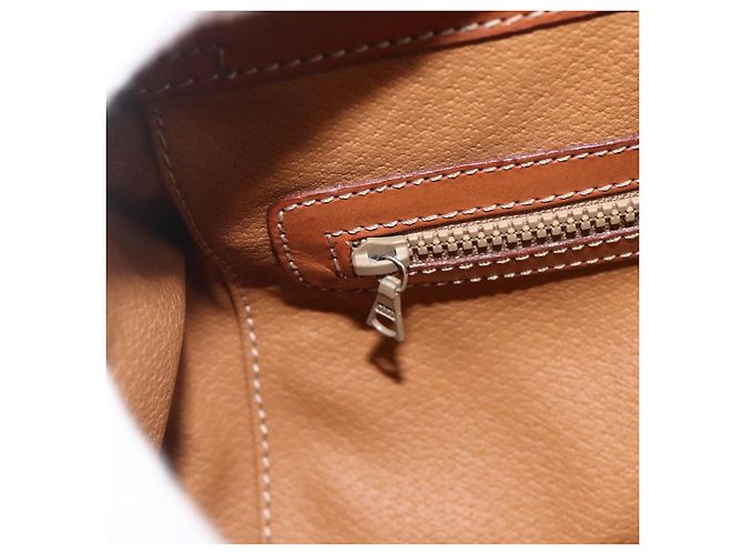 Céline Bolsa de mão em lona Macadam CELINE em couro PVC marrom e dourado Auth 173794 - vista 20