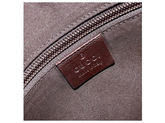 Borsa a Spalla GG Canvas Gucci Beige Argento 145857 Auth ka2886 - vista 15