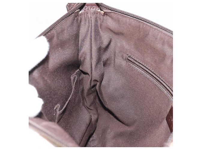 Borsa a Spalla GG Canvas Gucci Beige Argento 145857 Auth ka2886 - vista 18
