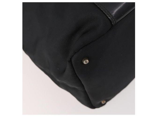Borsa Boston GUCCI in nylon nero argento 019 2855 0530 508 Auth bs33595 - vista 14