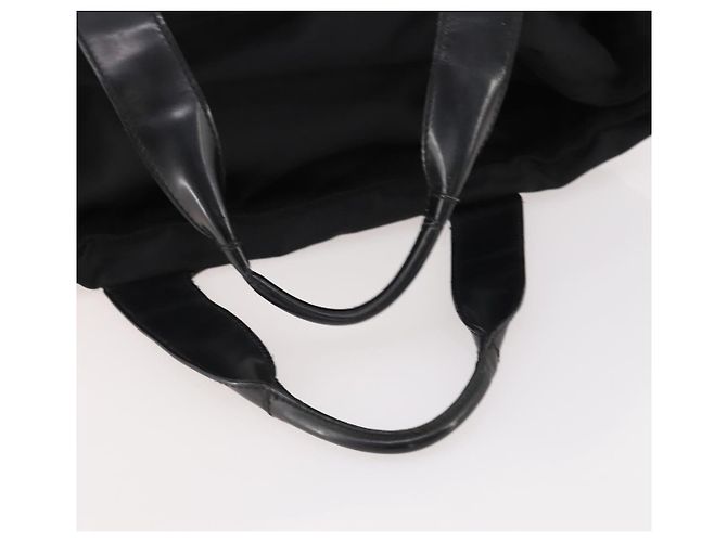 Borsa Boston GUCCI in nylon nero argento 019 2855 0530 508 Auth bs33595 - vista 7