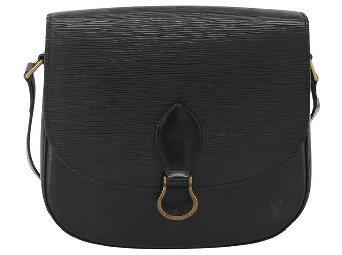 LOUIS VUITTON Borsa a Spalla Epi Saint Cloud GM Nera M52192 LV Auth ep13601 Nero - vista 13