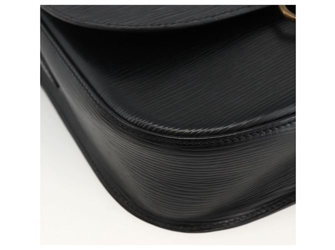 LOUIS VUITTON Borsa a Spalla Epi Saint Cloud GM Nera M52192 LV Auth ep13601 Nero - vista 16