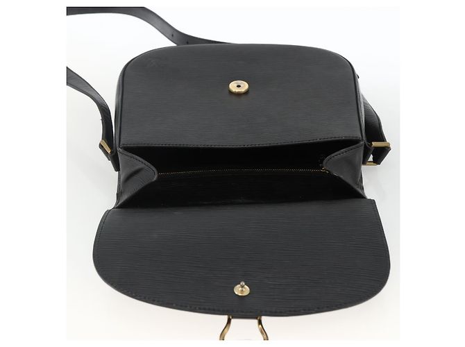 LOUIS VUITTON Borsa a Spalla Epi Saint Cloud GM Nera M52192 LV Auth ep13601 Nero - vista 20