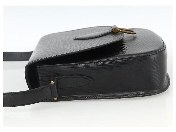 LOUIS VUITTON Borsa a Spalla Epi Saint Cloud GM Nera M52192 LV Auth ep13601 Nero - vista 3
