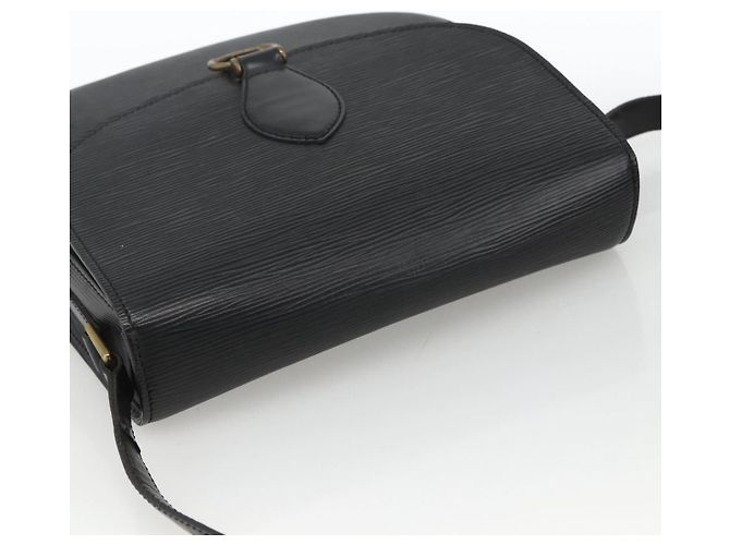 LOUIS VUITTON Borsa a Spalla Epi Saint Cloud GM Nera M52192 LV Auth ep13601 Nero - vista 6