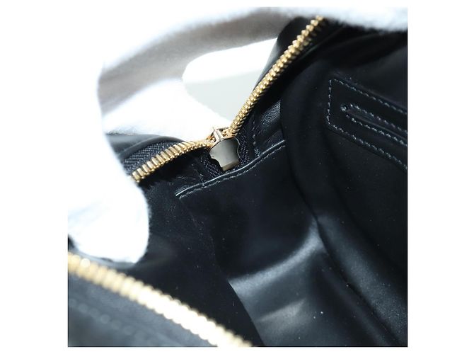 Borsa a vita Gancini in pelle nera e oro Auth ARZ136V di Salvatore Ferragamo - vista 22