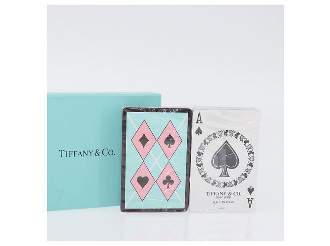 Autre Marque Jeu de cartes TIFFANY&Co. 2 ensembles Vert Rose Auth LNZ443V - vue 6