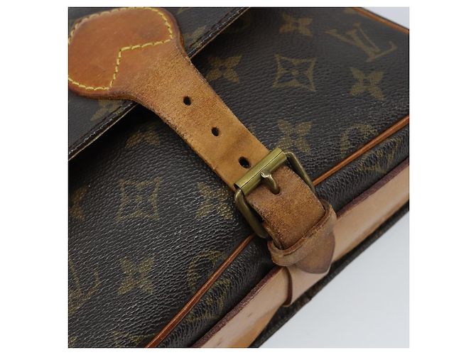 LOUIS VUITTON Borsa a Spalla Monogram Cartouchiere MM M51253 LV Auth BA11126 Monogramma - vista 9