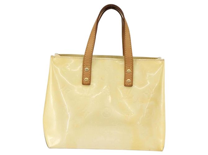 LOUIS VUITTON Borsa a Mano Monogram Vernis Reade PM Perle M91336 LV Auth ep13671 - vista 13