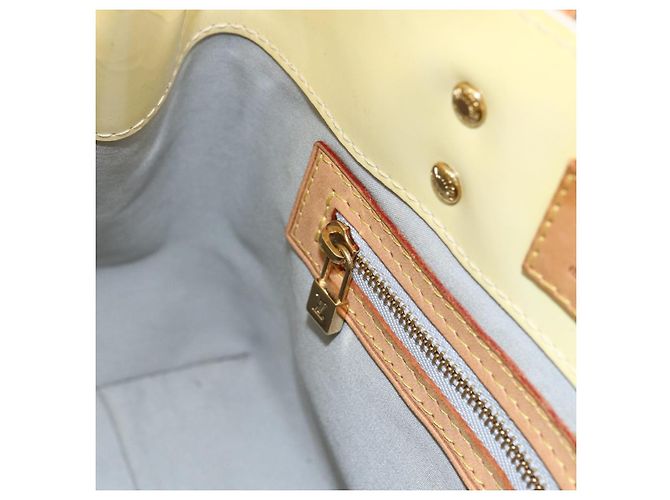 LOUIS VUITTON Borsa a Mano Monogram Vernis Reade PM Perle M91336 LV Auth ep13671 - vista 19