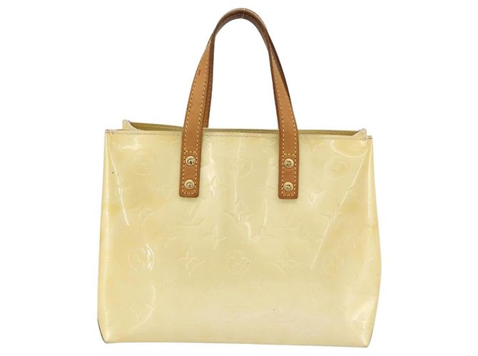 LOUIS VUITTON Borsa a Mano Monogram Vernis Reade PM Perle M91336 LV Auth ep13671 - vista 2