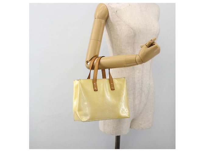 LOUIS VUITTON Borsa a Mano Monogram Vernis Reade PM Perle M91336 LV Auth ep13671 - vista 21