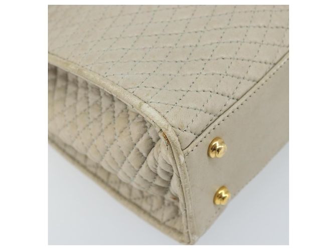 BALLY Borsa a mano in pelle avorio dorato Auth BA10961 D'oro Crudo - vista 14