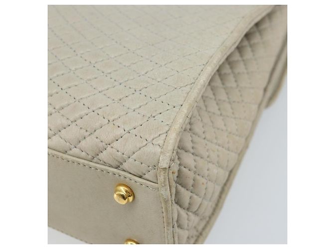 BALLY Borsa a mano in pelle avorio dorato Auth BA10961 D'oro Crudo - vista 15