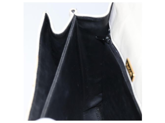BALLY Borsa a mano in pelle avorio dorato Auth BA10961 D'oro Crudo - vista 19