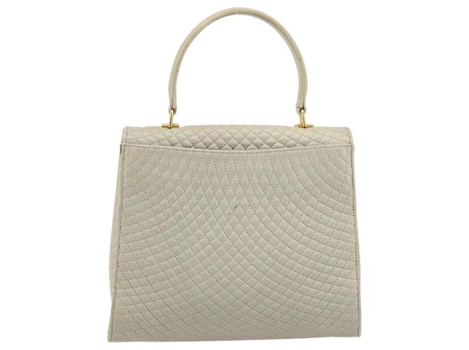 BALLY Borsa a mano in pelle avorio dorato Auth BA10961 D'oro Crudo - vista 2
