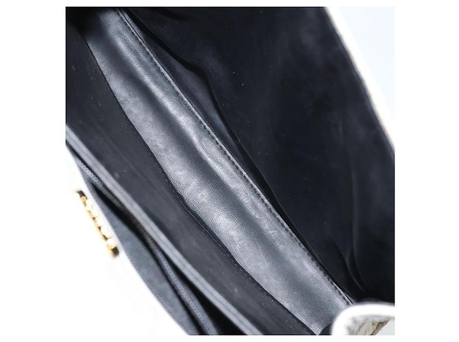 BALLY Borsa a mano in pelle avorio dorato Auth BA10961 D'oro Crudo - vista 23
