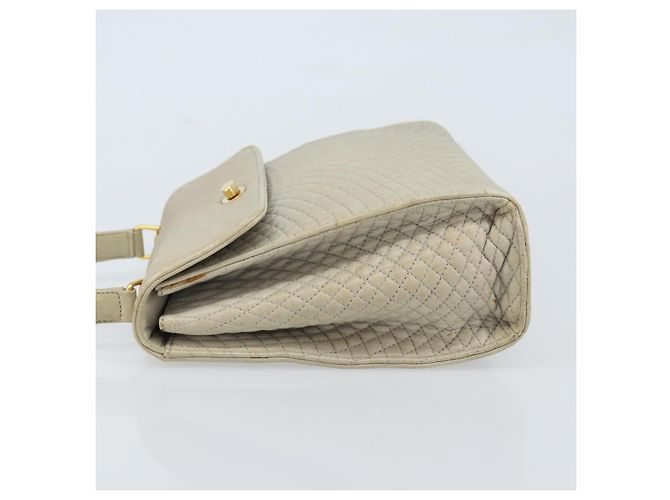 BALLY Borsa a mano in pelle avorio dorato Auth BA10961 D'oro Crudo - vista 4