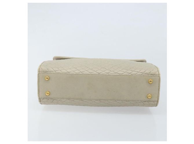 BALLY Borsa a mano in pelle avorio dorato Auth BA10961 D'oro Crudo - vista 5