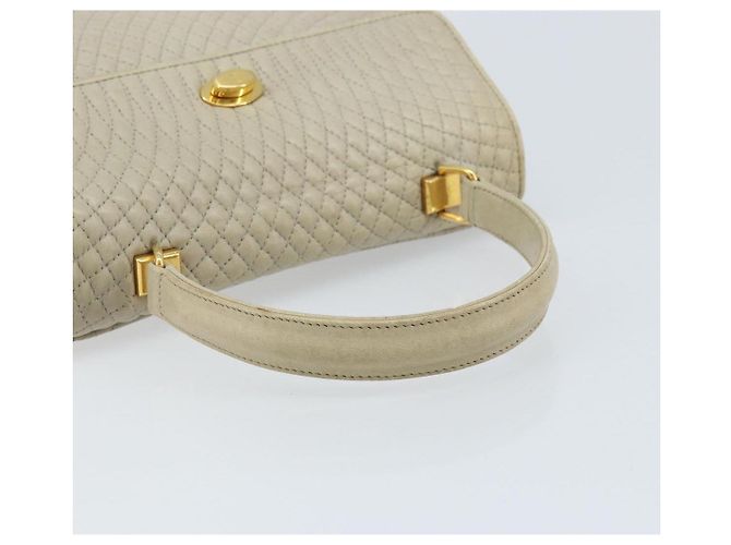 BALLY Borsa a mano in pelle avorio dorato Auth BA10961 D'oro Crudo - vista 7