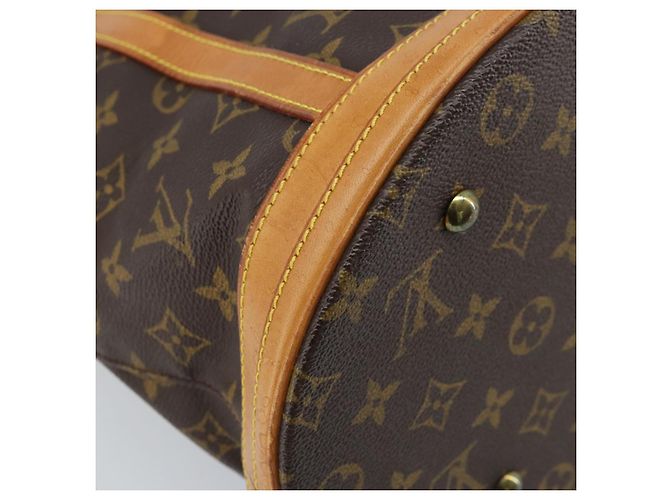 LOUIS VUITTON Borsa a Spalla Monogram Bucket GM M42236 LV Auth 173762 Monogramma - vista 17