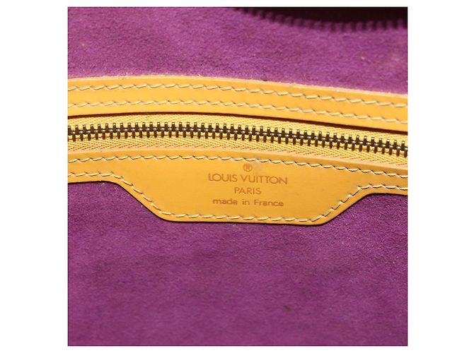 LOUIS VUITTON Borsa a Spalla Epi Saint Jacques Gialla M52269 Auth LNZ549 Giallo - vista 17