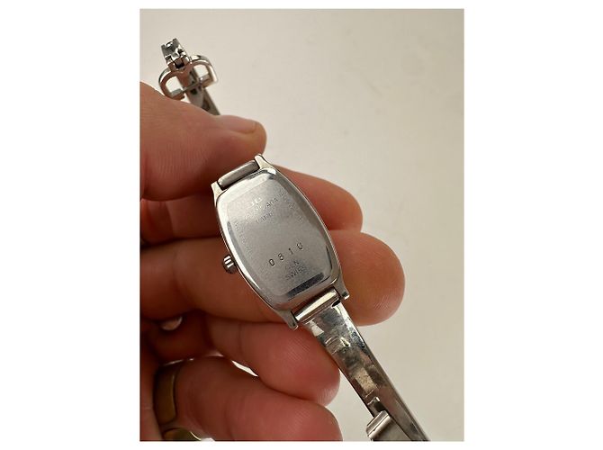 Balenciaga Vintage Quarz Stahl Uhr Silber - Ansicht 10
