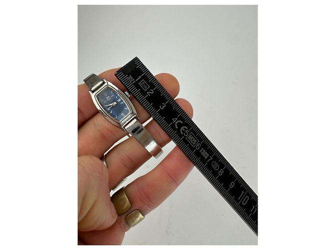 Balenciaga Vintage Quarz Stahl Uhr Silber - Ansicht 7