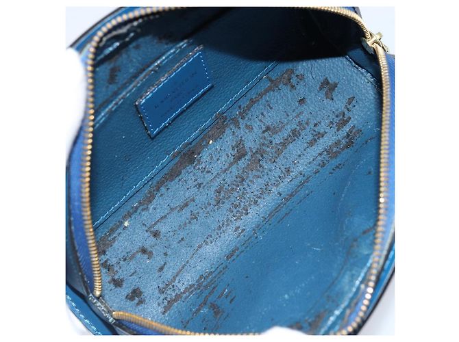 LOUIS VUITTON Pochette Dauphine PM Epi Blu M48445 LV Auth ep13675 - vista 11