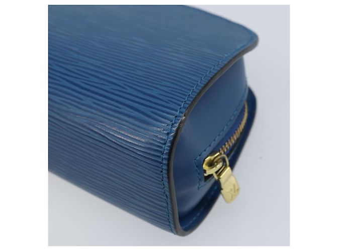 LOUIS VUITTON Pochette Dauphine PM Epi Blu M48445 LV Auth ep13675 - vista 15