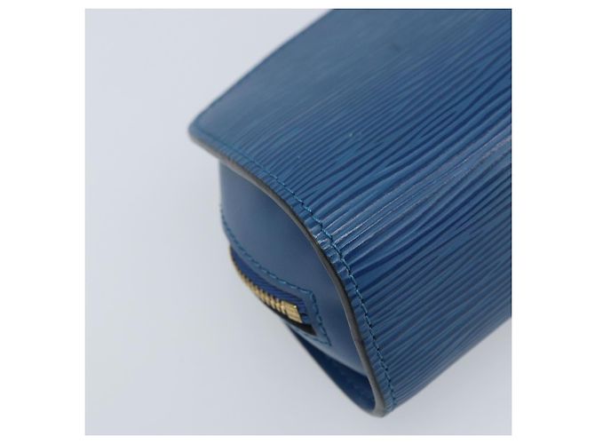 LOUIS VUITTON Pochette Dauphine PM Epi Blu M48445 LV Auth ep13675 - vista 16