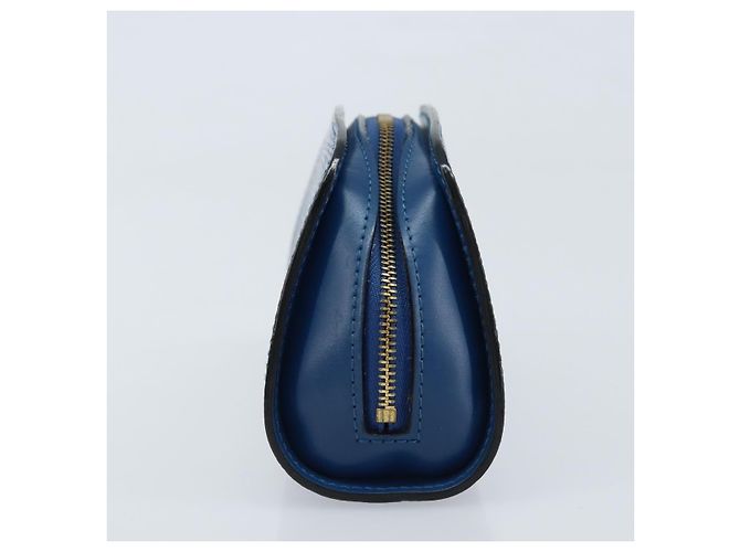 LOUIS VUITTON Pochette Dauphine PM Epi Blu M48445 LV Auth ep13675 - vista 3