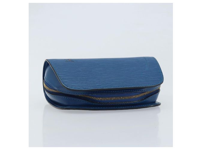 LOUIS VUITTON Pochette Dauphine PM Epi Blu M48445 LV Auth ep13675 - vista 5