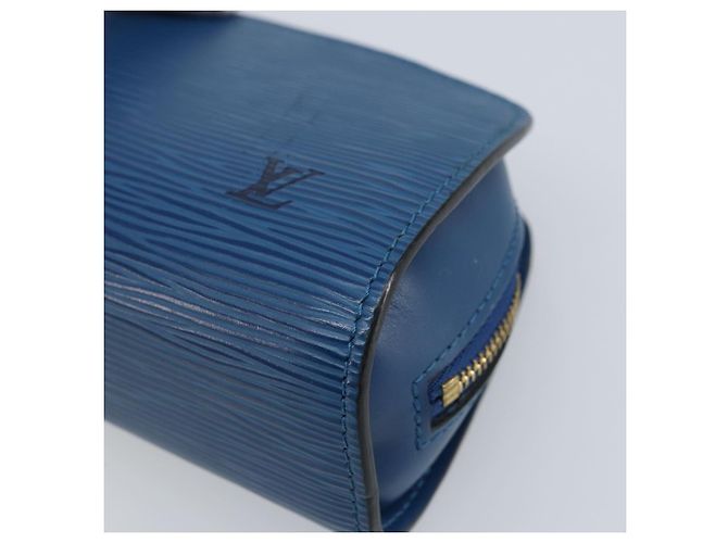 LOUIS VUITTON Pochette Dauphine PM Epi Blu M48445 LV Auth ep13675 - vista 7