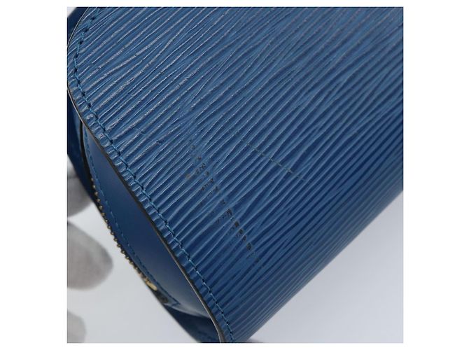 LOUIS VUITTON Pochette Dauphine PM Epi Blu M48445 LV Auth ep13675 - vista 8