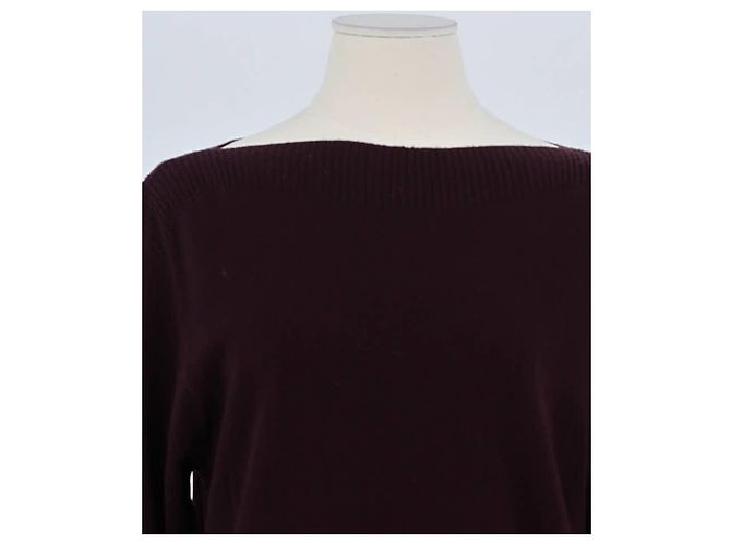 Des Petits Hauts Vestido de Lana Burdeos - vista 2