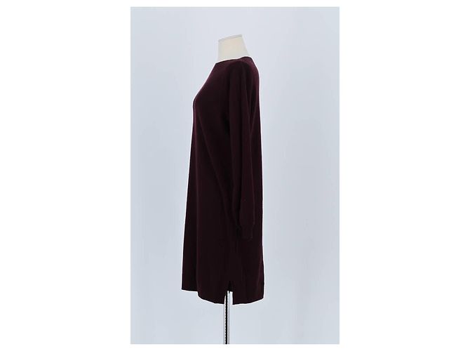 Des Petits Hauts Vestido de Lana Burdeos - vista 5