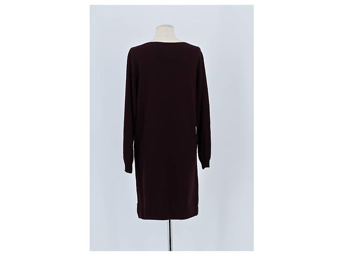 Des Petits Hauts Vestido de Lana Burdeos - vista 6