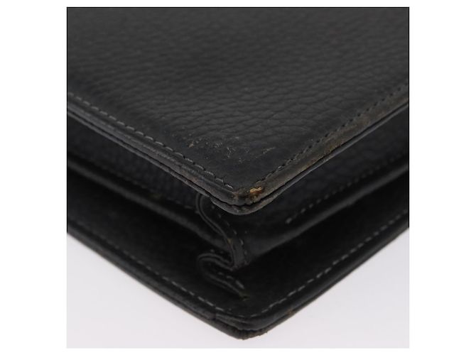 Borsa da lavoro Burberrys in pelle nera e argento Auth bs33515 Nero - vista 15