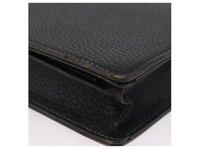 Borsa da lavoro Burberrys in pelle nera e argento Auth bs33515 Nero - vista 16