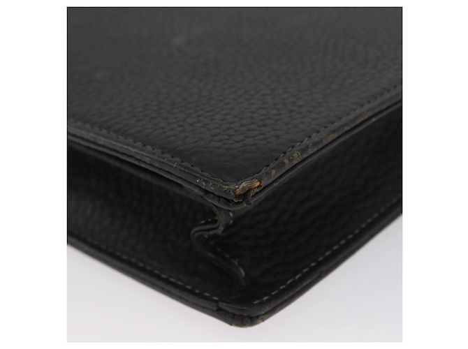 Borsa da lavoro Burberrys in pelle nera e argento Auth bs33515 Nero - vista 17