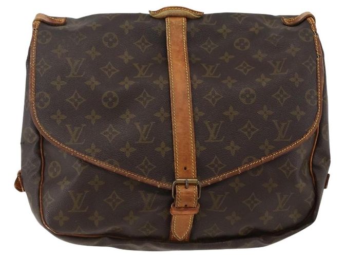 LOUIS VUITTON Borsa a Spalla Monogram Saumur 35 M42254 LV Auth ka2882 Monogramma - vista 13