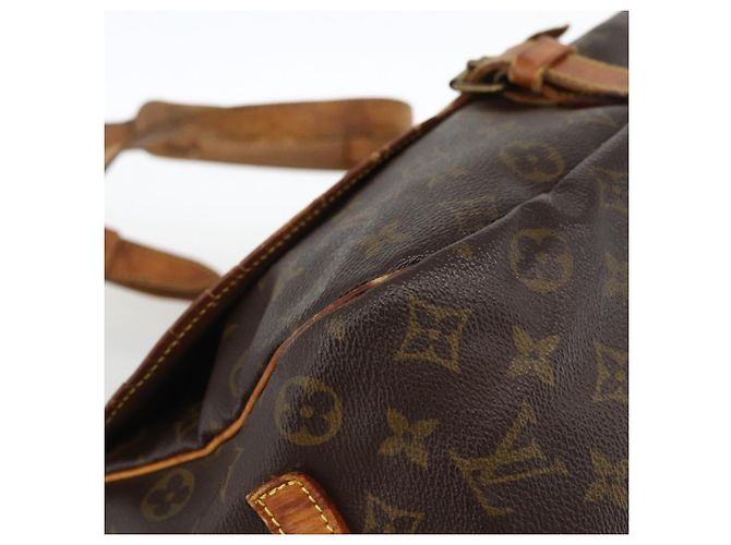 LOUIS VUITTON Borsa a Spalla Monogram Saumur 35 M42254 LV Auth ka2882 Monogramma - vista 17