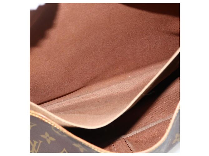 LOUIS VUITTON Borsa a Spalla Monogram Saumur 35 M42254 LV Auth ka2882 Monogramma - vista 25