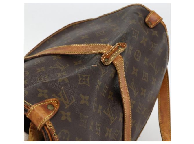 LOUIS VUITTON Borsa a Spalla Monogram Saumur 35 M42254 LV Auth ka2882 Monogramma - vista 6
