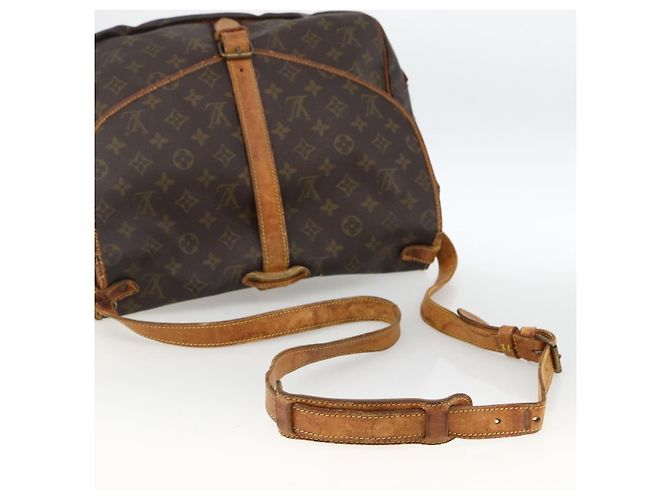 LOUIS VUITTON Borsa a Spalla Monogram Saumur 35 M42254 LV Auth ka2882 Monogramma - vista 7