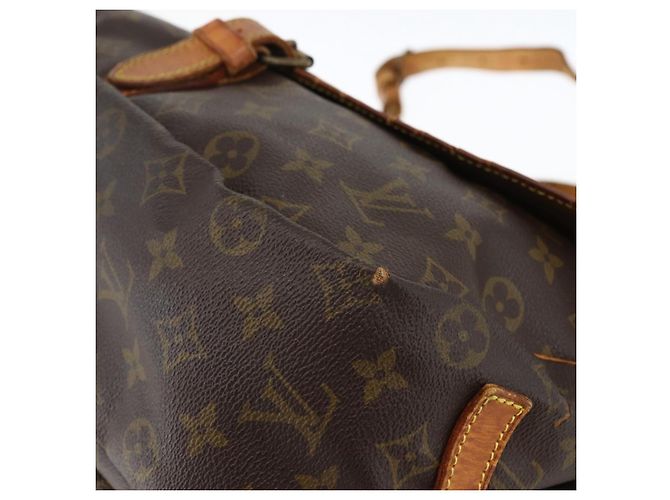 LOUIS VUITTON Borsa a Spalla Monogram Saumur 35 M42254 LV Auth ka2882 Monogramma - vista 8