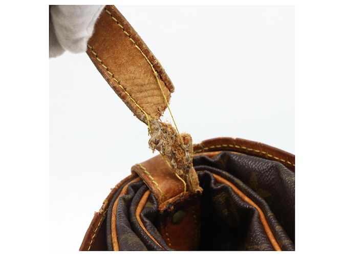 LOUIS VUITTON Borsa a Spalla Monogram Saumur 35 M42254 LV Auth ka2882 Monogramma - vista 9