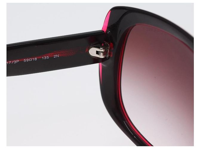 Gafas de sol CHANEL COCO Mark de plástico Rojo 5183-A CC Auth BA11304 Roja - vista 10